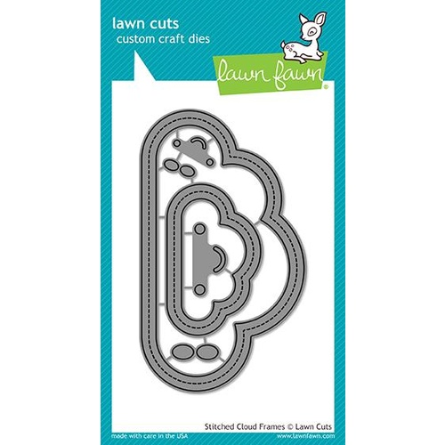 Lawn Fawn Lawn Cuts Die Stitched Cloud Frames 