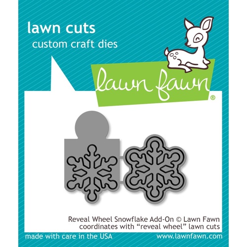 Lawn Fawn Lawn Cuts Die Reveal Wheel Snowflake Add On