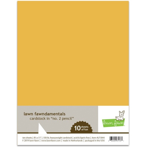 Lawn Fawndamentals Cardstock - No.2 Pencil