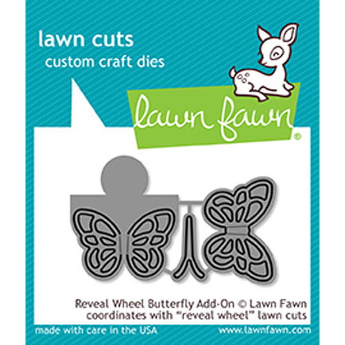 Lawn Fawn Lawn Cuts Die Reveal Wheel Butterfly Add-On