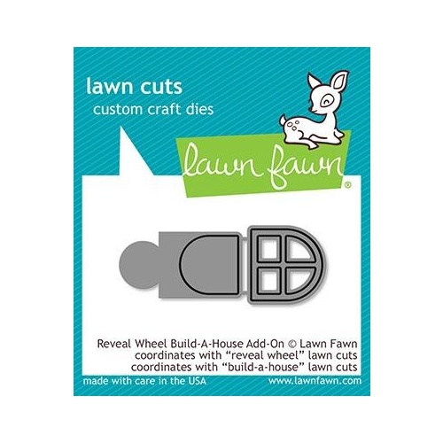 Lawn Fawn Reveal Wheel Build-a-House Add-On Lawn Cuts Die 