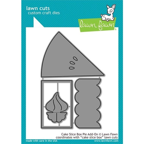 Lawn Fawn Lawn Cuts Die Cake Slice Box Pie Add-On