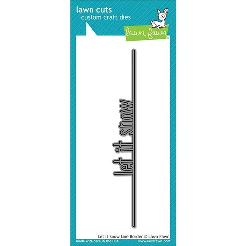 Lawn Fawn Lawn Cuts Die Let it Snow Line Border