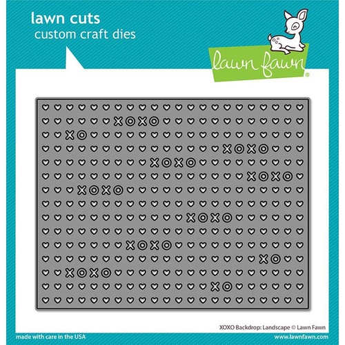 Lawn Fawn Lawn Cuts Die XOXO Backdrop Landscape