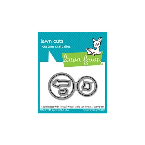 Lawn Fawn Lawn Cuts Die Reveal Wheel Circle Sentiments