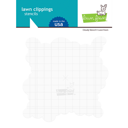 Lawn Fawn Cloudy Stencil