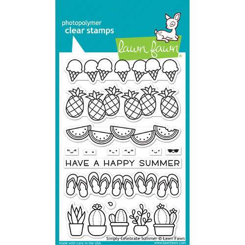Lawn Fawn Simply Celebrate Summer Stamp