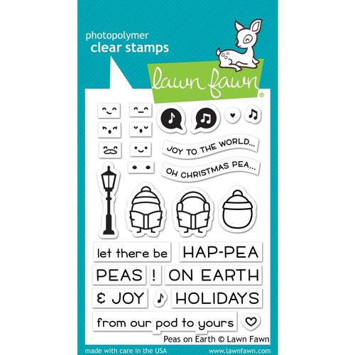 Lawn Fawn Stamp Peas on Earth