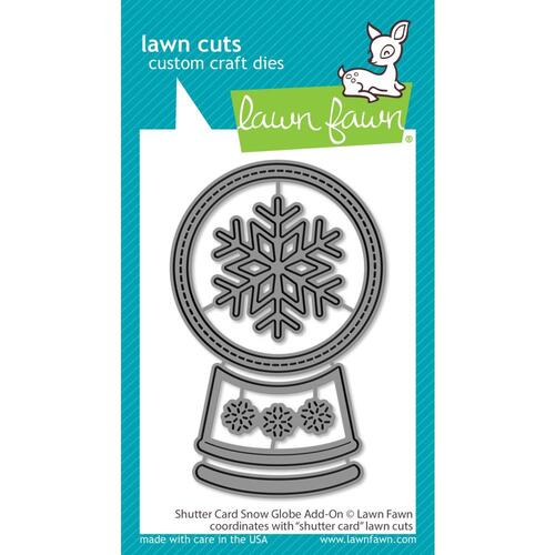 Lawn Fawn Lawn Cuts Die Shutter Card Snow Globe Add-on
