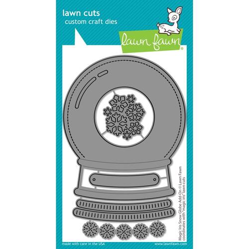 Lawn Fawn Lawn Cuts Die Magic Iris Snow Globe Add-on