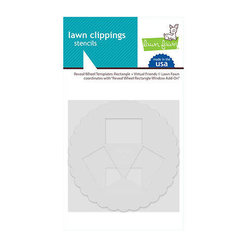 Lawn Fawn Reveal Wheel Template Rectangle + Virtual Friends