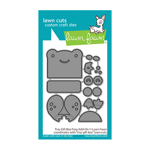 Lawn Fawn Tiny Gift Box Frog Add-on Lawn Cuts Die