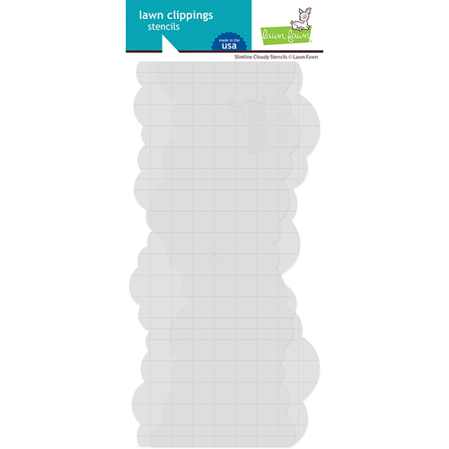 Lawn Fawn Slimline Cloudy Stencils