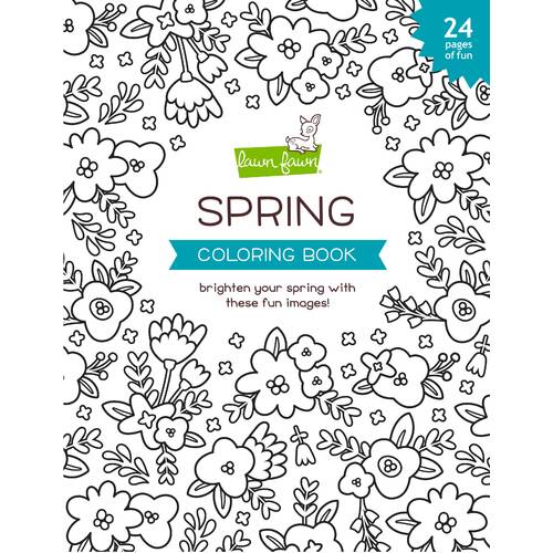 Lawn Fawn Spring Colouring Book