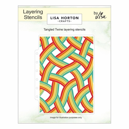 Lisa Horton Tangled Twine Layering Stencils