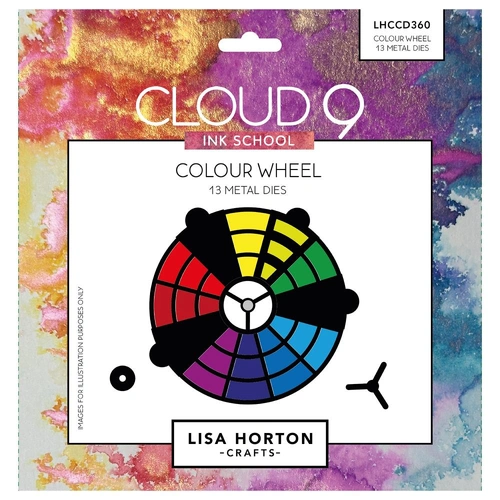 Lisa Horton Cloud 9 Ink School - Colour Wheel Dies