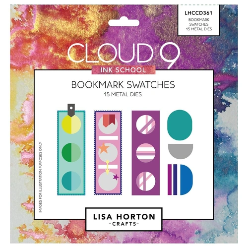 Lisa Horton Cloud 9 Ink School - Bookmark Swatches Dies