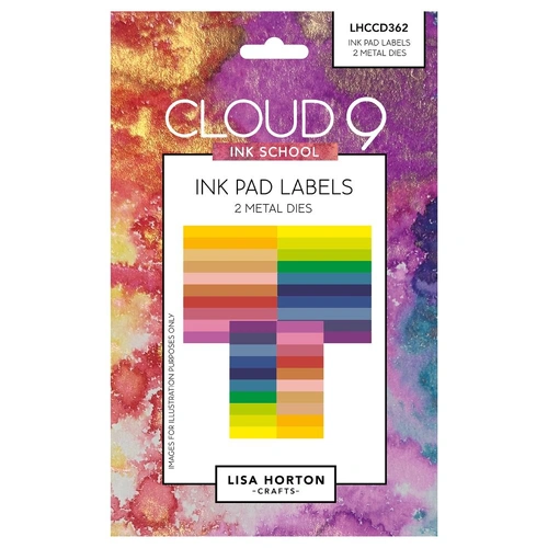 Lisa Horton Cloud 9 Ink School - Ink Pad Labels Dies