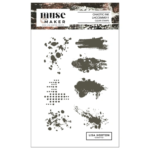Lisa Horton Muse & Maker A6 Clear Stamp Set - Chaotic Ink