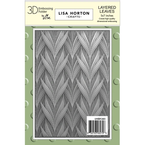 Lisa Horton Layered Leaves 3D Embossing Folder