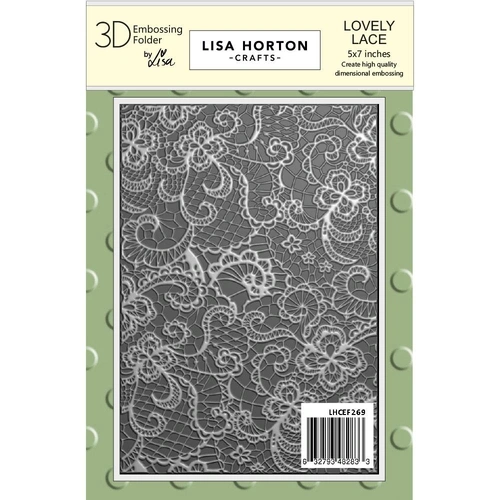 Lisa Horton Lovely Lace 3D Embossing Folder