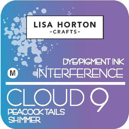 Lisa Horton Cloud 9 Interference Ink Pad - Peacock Tails Shimmer