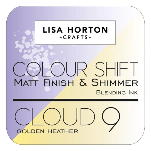 Lisa Horton Cloud 9 Colour Shift Matt Finish & Shimmer Blending Ink Pad - Golden Heather