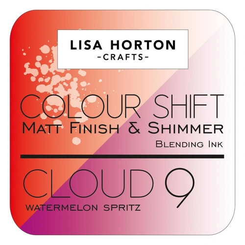 Lisa Horton Cloud 9 Colour Shift Matt Finish & Shimmer Blending Ink Pad - Watermelon Spritz