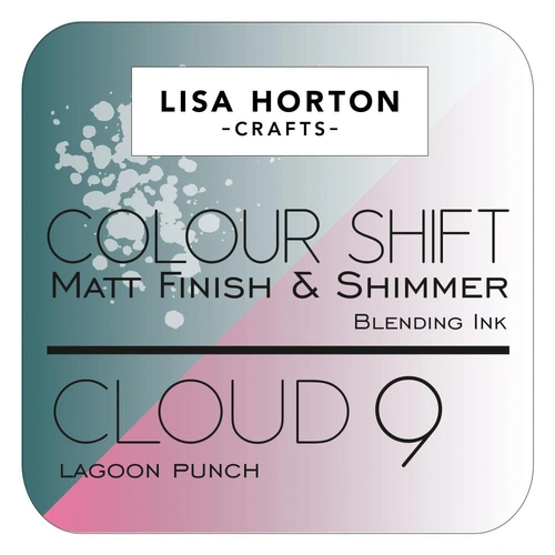 Lisa Horton Cloud 9 Colour Shift Matt Finish & Shimmer Blending Ink Pad - Lagoon Punch