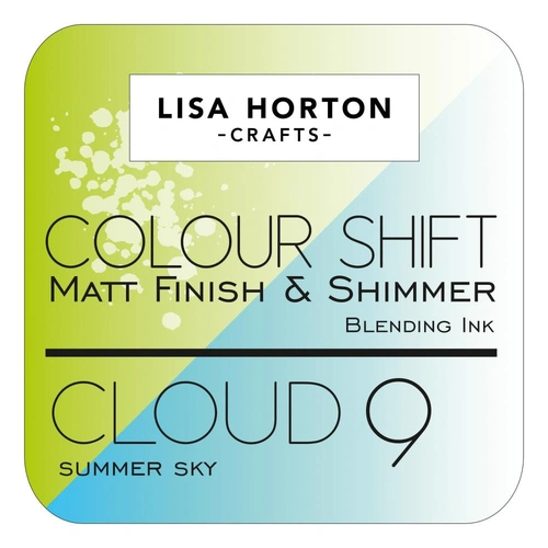 Lisa Horton Cloud 9 Colour Shift Matt Finish & Shimmer Blending Ink Pad - Summer Sky