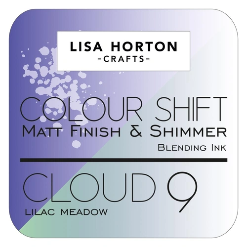 Lisa Horton Cloud 9 Colour Shift Matt Finish & Shimmer Blending Ink Pad - Lilac Meadow