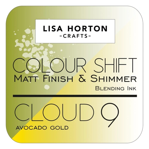 Lisa Horton Cloud 9 Colour Shift Matt Finish & Shimmer Blending Ink Pad - Avocado Gold