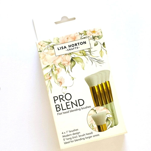 Lisa Horton Pro Blend Flat Head Blending Brushes 4pk