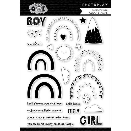PhotoPlay Paper Little One Rainbows Stamp