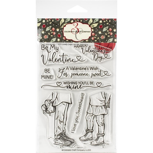 Colorado Craft Company Lovely Legs Stamp Be My Valentine