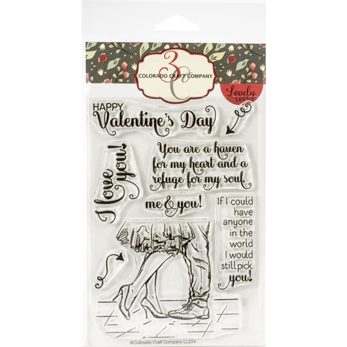 Colorado Craft Company Lovely Legs Stamp Valentine's Day