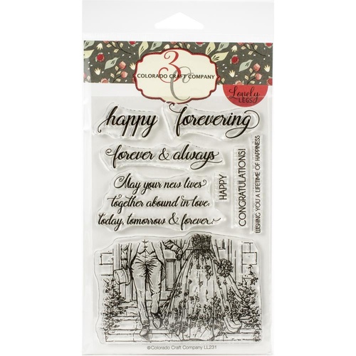 Colorado Craft Company Lovely Legs Stamp Happy Forevering