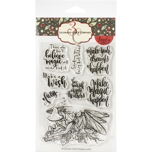 Colorado Craft Company Lovely Legs Stamp Fairy Magic