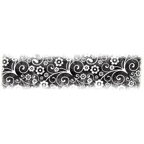 Lavinia Border Floral Stamp