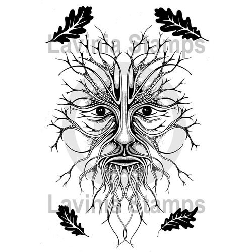 Lavinia The Green Man Small Stamp