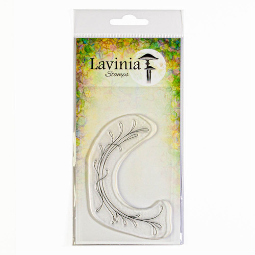 Lavinia Wreath Flourish Left Stamp