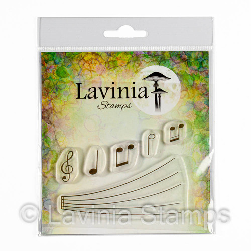 Lavinia Musical Notes (Large) Stamp