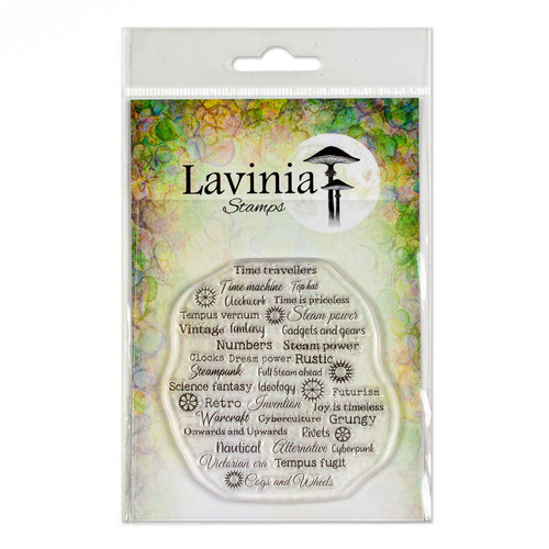 Lavinia Steampunk Script Stamp