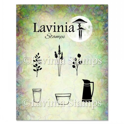 Lavinia Flower Pots Stamp