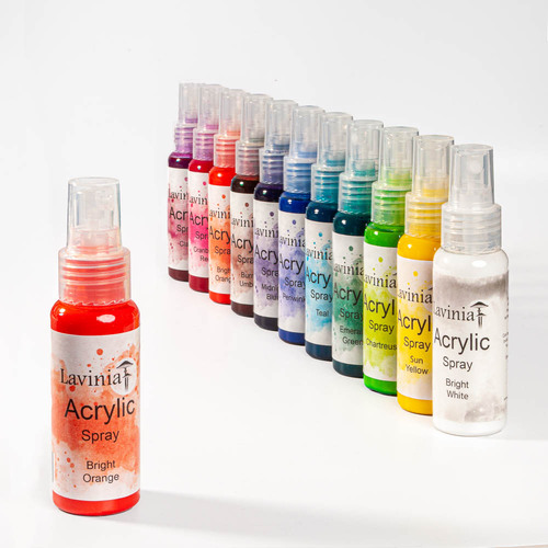 Lavinia Bright Orange Acrylic Spray