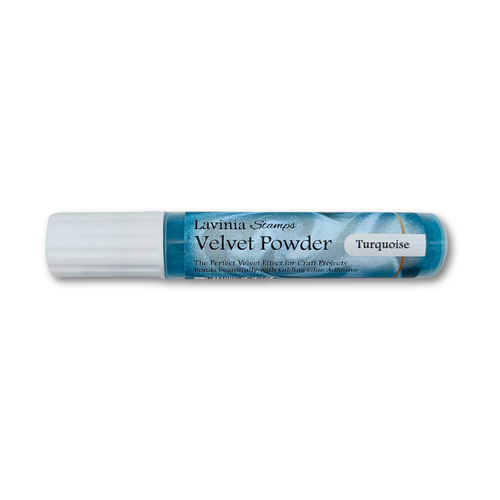 Lavinia Velvet Powder - Turquoise