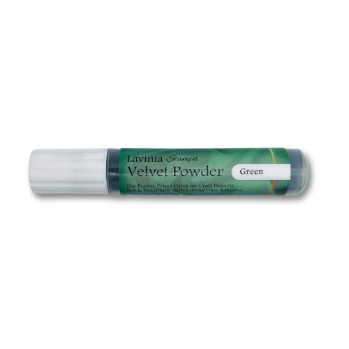 Lavinia Velvet Powder - Green