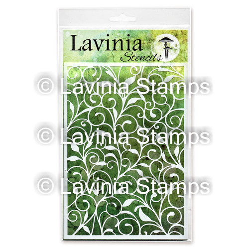 Lavinia Leaf Tails Stencil