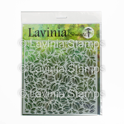 Lavinia Flower Petals Stencil