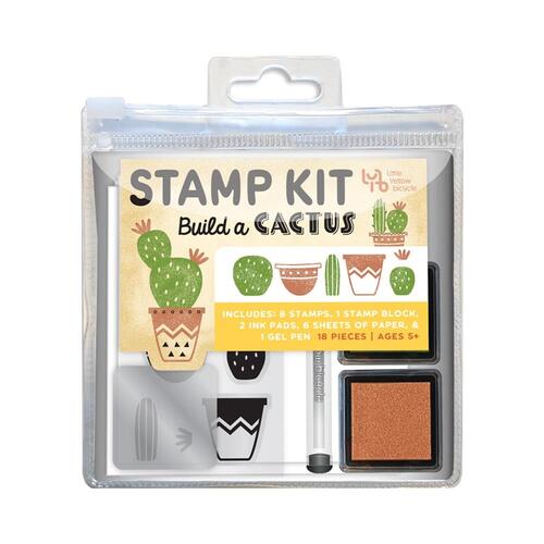 Little Yellow Bicycle Build a Cactus Stamp Kit